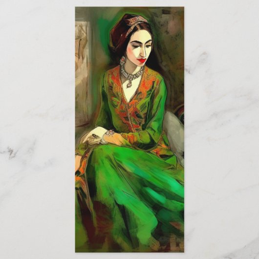 美しい（緑のブックマーク） メニュー (正面)