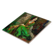 美しい（緑） タイル (側面)