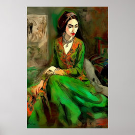 美しい（緑） ポスター