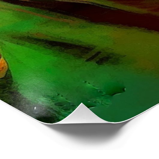 美しい（緑） ポスター (コーナー)