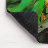 美しい（緑） マウスパッド (コーナー)