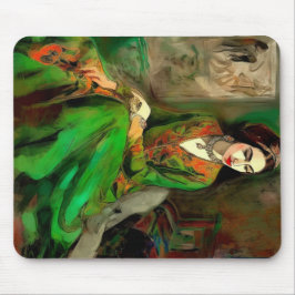 美しい（緑） マウスパッド