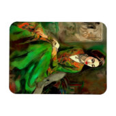 美しい(緑) マグネット (横)