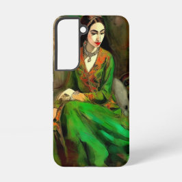 美しい（緑） SAMSUNG GALAXY S22ケース