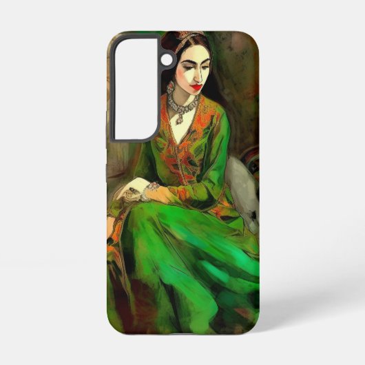 美しい（緑） SAMSUNG GALAXYケース (裏面)