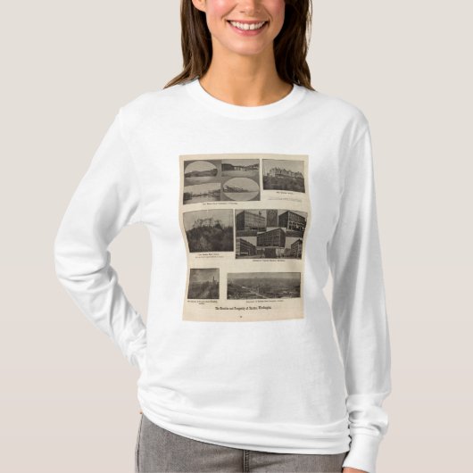 美しい、繁栄、タコマ市の洗浄 Tシャツ (正面)