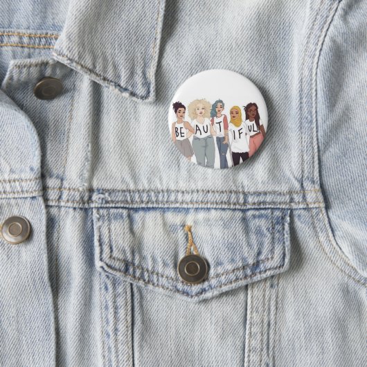美しい 缶バッジ (インサイチュ)