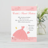 美しい、美しいドレス 招待状 (スタンド正面)