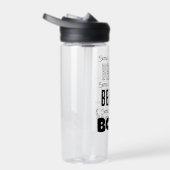 美しい、脳、またはその両方 ウォーターボトル (右面)