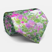 美しい 色とりどりの花 ネクタイ (ロール)