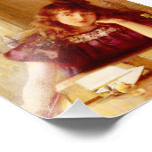 美しい、若い女性、アルバート・リンチ、ベル・エポック。 フォトプリント            (角)