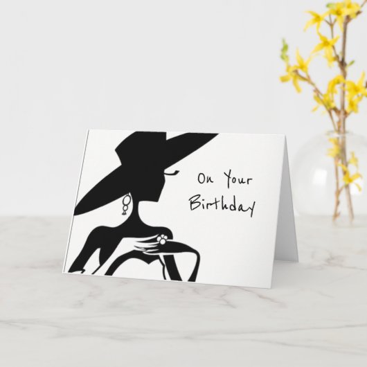 ****美しい****誕生日 カード (黄色い花)