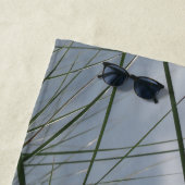 美しい，風景，砂丘，草，空，夏 ビーチタオル (インサイチュ)