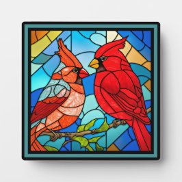 美しい（鳥）ショウジョウコウカンチョウレッドバード フォトプラーク