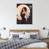 美しい#1 キャンバスプリント (インサイチュ (寝室))