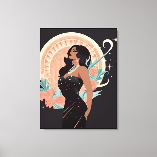 美しい#1 キャンバスプリント (正面)