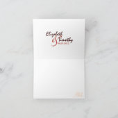 美しい 1 コリント 13 感謝カード - V1 (内部)