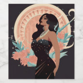 美しい#1 ワインラベル (シングルラベル)