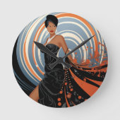 美しい#2 ラウンド壁時計 (正面)