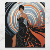 美しい#2 ワインラベル (シングルラベル)