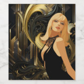 美しい#3 ワインラベル (シングルラベル)