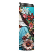 美しい&3Dエレガントマザーメアリー&ベビーイエス タンブラー (回転右)