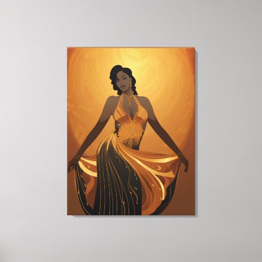 美しい#4 キャンバスプリント (正面)