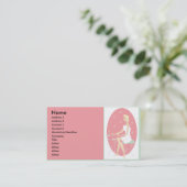 美しい#5の名刺 名刺 (スタンド正面)