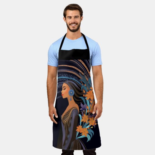 美しい#5 エプロン (着用した状態)