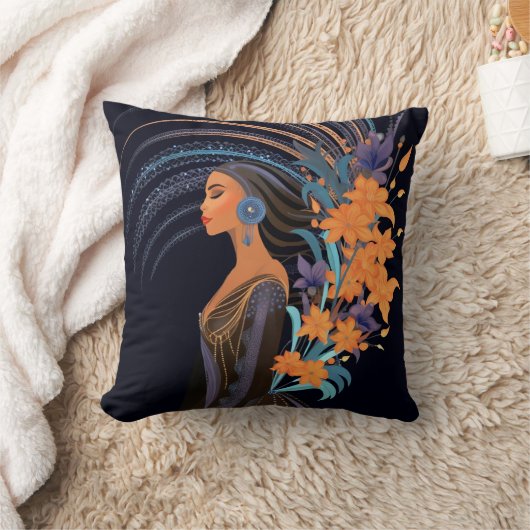 美しい#5 クッション (ブランケット)