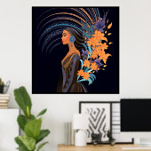 美しい#5 ポスター (ホームオフィス)