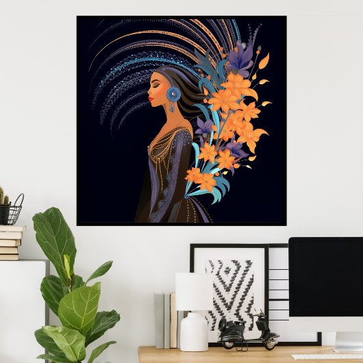 美しい#5 ポスター (ホームオフィス)