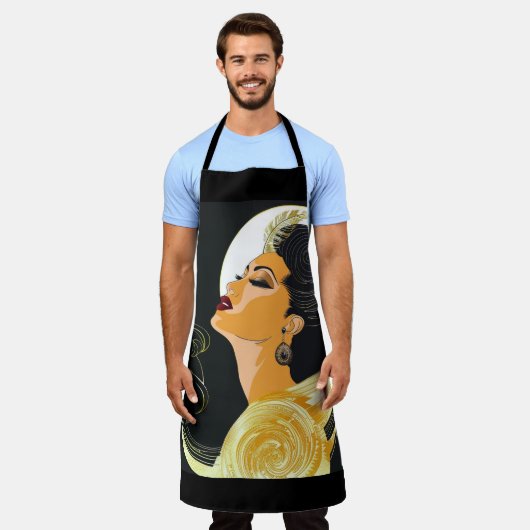 美しい#6 エプロン (着用した状態)