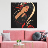 美しい#7 キャンバスプリント (インサイチュ (リビング))