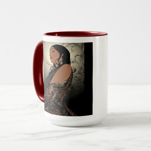 美しい#8 マグカップ (正面左)