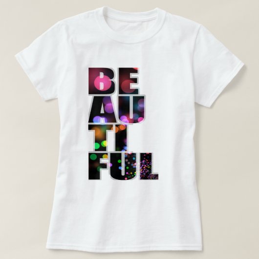 美しい Tシャツ (デザイン正面)