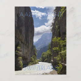 美しいAre Gorge，スイス ポストカード