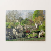 美しいBibury,コッツウォルズ,イギリスのジグソーパズル ジグソーパズル (横)