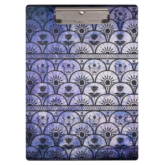 美しいBohoパターン、ヒッピースタイルクリップボード クリップボード (正面)