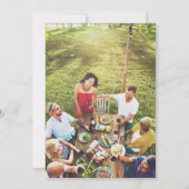 美しいBoho水彩家族の懇親会写真 (裏面)