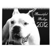 美しいBullys 2012犬のカレンダー カレンダー (カバー)
