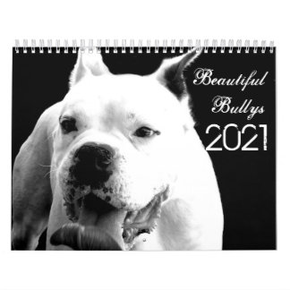 美しいBullys 2021犬のカレンダー カレンダー
