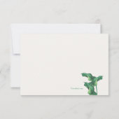 美しいCalla Lily RSVPカード (裏面)