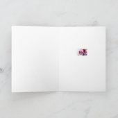 美しいCeriseFlowersの誕生日の挨拶状 カード (内部)