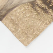 美しいClydesdale馬の耕作 – チームワーク フリースブランケット (角)