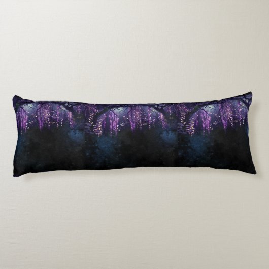 美しいDBLサイドの藤は紫のカスタム藤 ボディピロー (裏面)