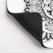 美しいDecoスクエアの落書き マウスパッド (コーナー)