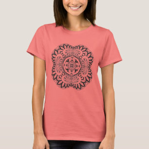 美しいDecoスクエアの落書き Tシャツ