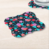 美しいDitsyフローラ背景–56676 ペーパーコースター (アングル)