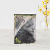 美しいEmilie Notecard カード (黄色い花)